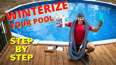 How To Winterize Above Ground Pool Intex INTEX Pool Winterizing Closing Kit - YouTube